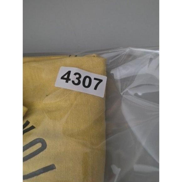 Vintage BANTAMS Yellow Graphic Tee Koinonia A Walters 7 Men Sz L Football Casual - Picture 8 of 8